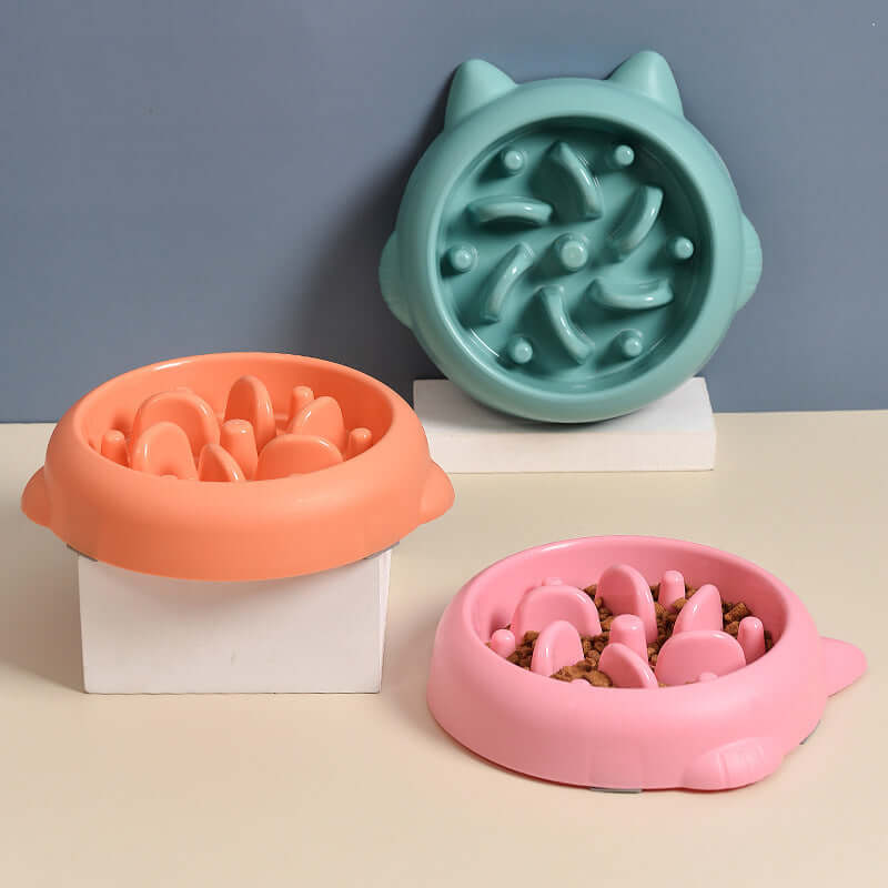 Pet Accessories Slow Feeder Bowls for Dogs & Cats