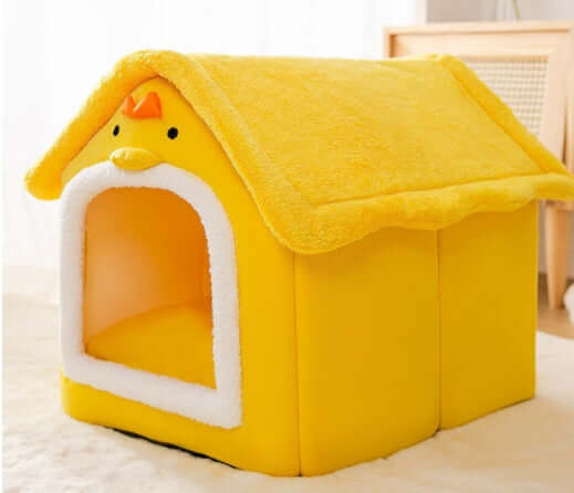 Pet Bed and House Foldable Winter Dog Villa