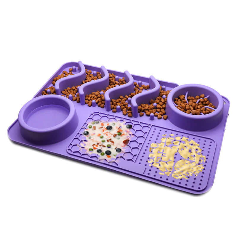 Pet Bed and House Silicone Licking Mat for Dogs